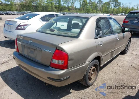 1999 Mazda Protege Dx/Lx из США, поврежденный, VIN JM1BJ2221X0117175